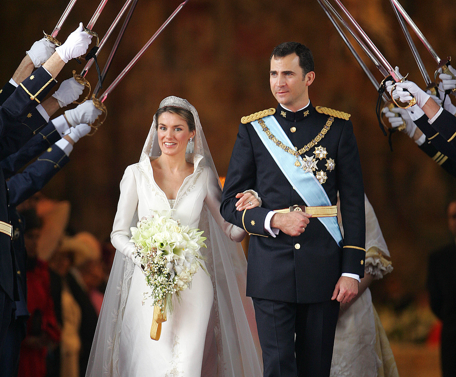 Ο γάμος του βασιλιά Φελίπε και της βασίλισσας Λετίθια/Φωτογραφία: AP