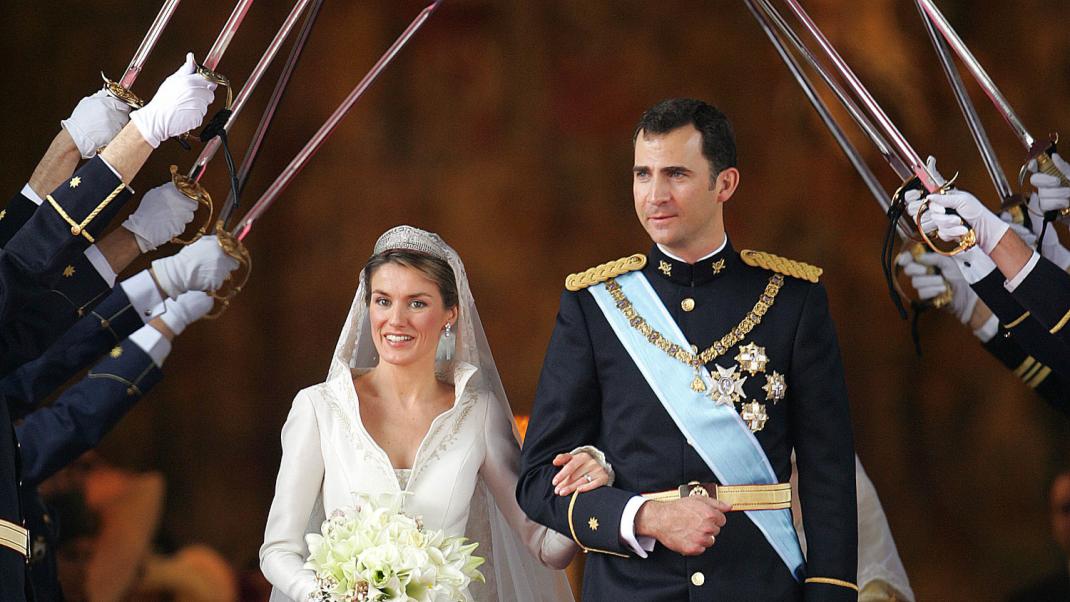 Ο γάμος του βασιλιά Φελίπε και της βασίλισσας Λετίθια/Φωτογραφία: AP