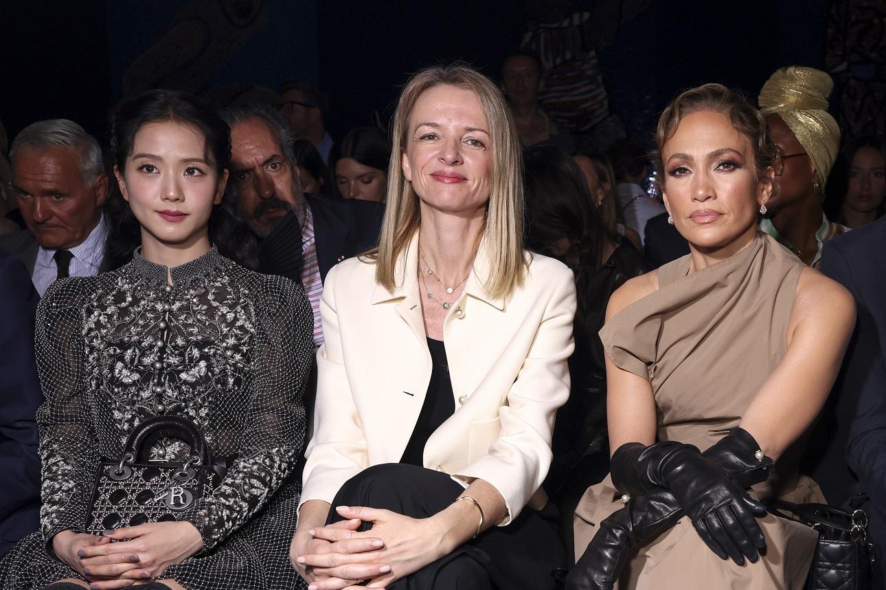 Φωτογραφία/AP/Jisoo/Delphine Arnault/Jennifer Lopez/France Haute Couture Fashion F/W Dior Front Row