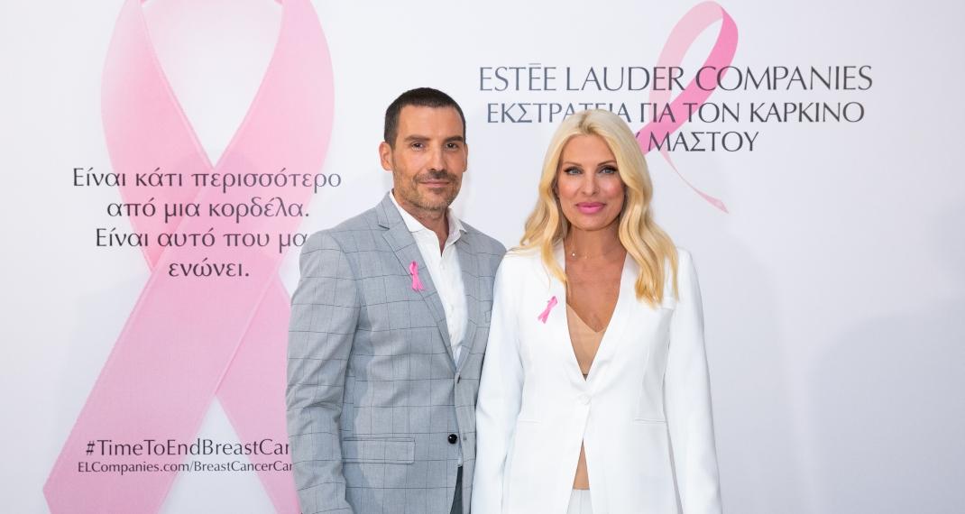 ESTEE LAUDER ΕΚΔΗΛΩΣΗ ΕΚΣΤΡΑΤΕΙΑ ΕΝΗΜΕΡΩΣΗ ΦΩΤΑΓΩΓΗΣΗ ΜΕΓΑΡΟ ΜΟΥΣΙΚΗΣ ΑΘΗΝΩΝ 2020 Ελένη Μενεγάκη – Ελληνίδα Πρέσβειρα της Εκστρατείας του Καρκίνου του Μαστού, Estée Lauder Companies, Δούκας Χατζηδούκας (Σχεδιαστής)