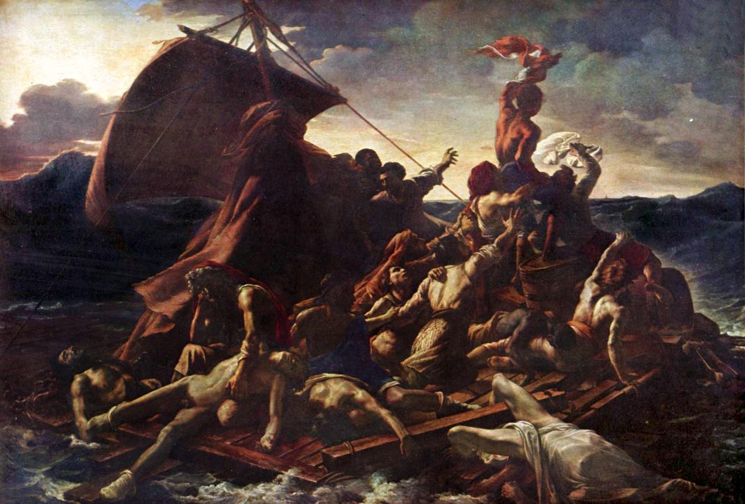 Φωτογραφία:  Théodore Géricault's painting&nbsp;The Raft of the Medusa 