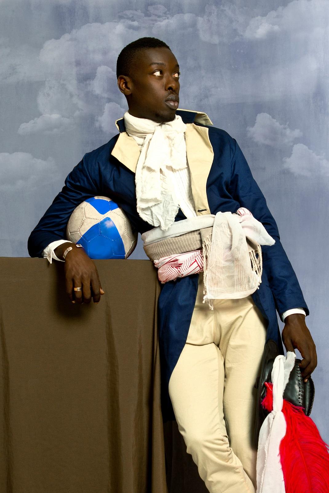 Omar Victor Diop, Jean-Baptiste Belley, 2014, Pigment inkjet print on Harman by Hahnemühle paper Courtesy MAGNIN-A Gallery, Paris © Omar Victor Diop