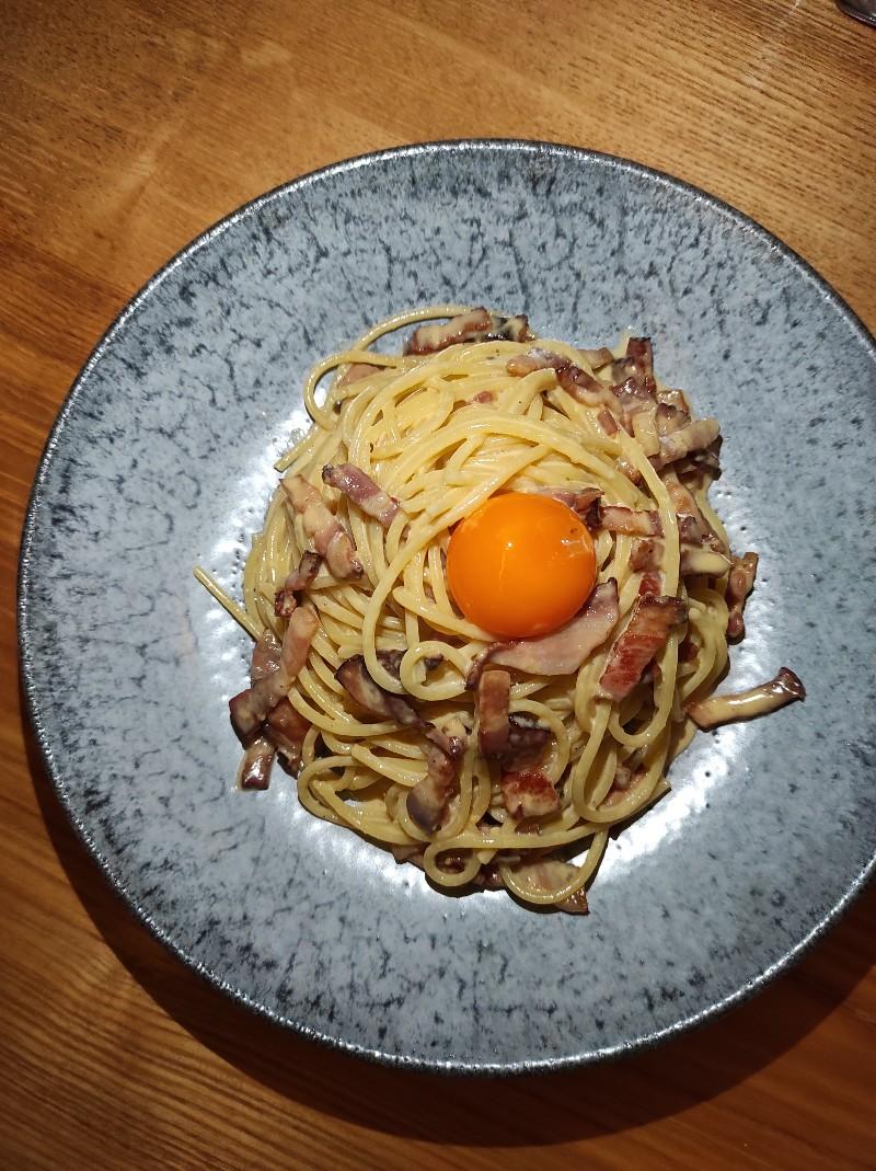 Η εκδοχή της carbonara με αυγό 