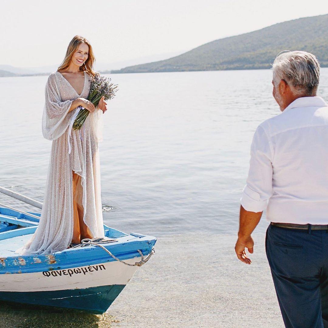 γάμος Ανίτα Μπραντ Χάρης Χριστόπουλος