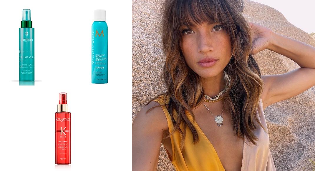 Photo: Instagram @rocky_barnesRene Furterer, Sublime Curl SprayMorocccan Oil, Beach Wave MousseKerastase, SoleilΗ σειρά με την οποία έχουν μπει τα προϊόντα είναι τυχαία