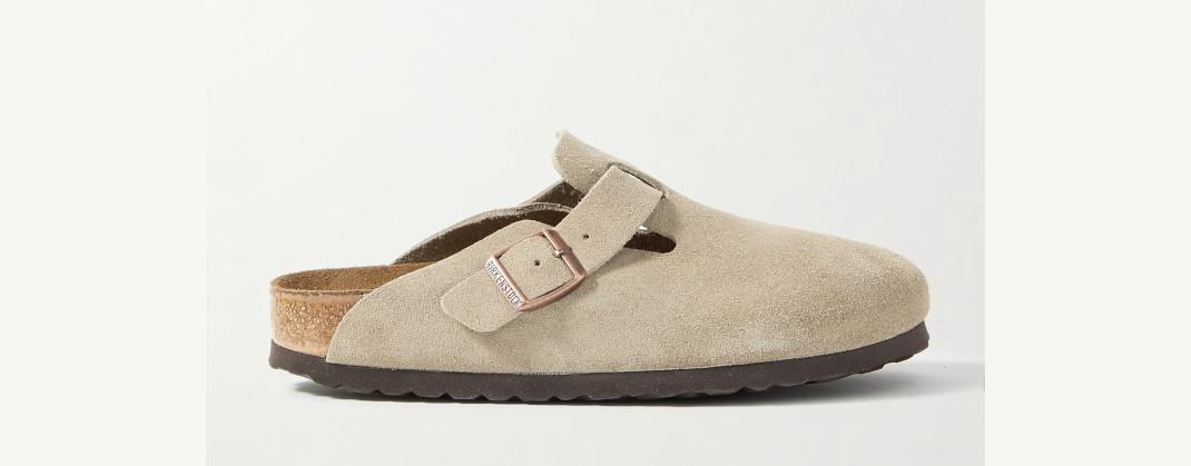 Σουέτ clogs birkenstock