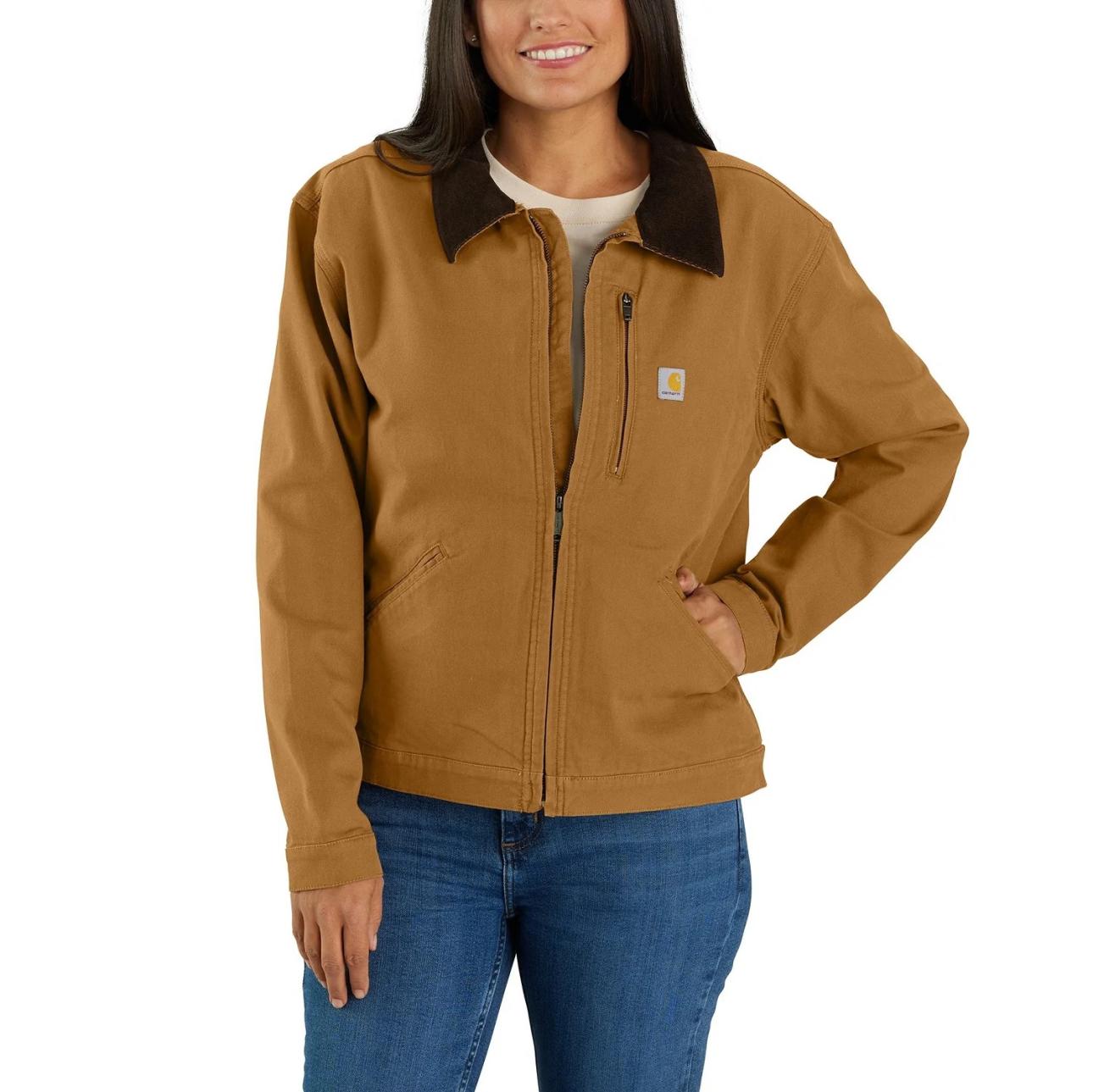 Κοντό canvas jacket σε καμηλό χρώμα Carhartt