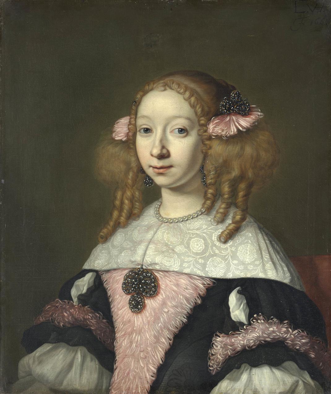 Lodewijk van der Helst, Portrait d’Adriana Hinlopen, 1667. Amsterdam, Rijksmuseum © Rijksmuseum,