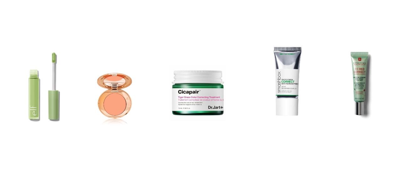 E.L.F. Cosmetics Camo Color CorrectorCharlotte Tilbury Magic Vanish Color CorrectorDr. Jart+ Cicapair Tiger Grass Color Correcting Treatment SPF 30Smashbox Photo Finish Correct Anti-Redness PrimerErborian CC Red Correct