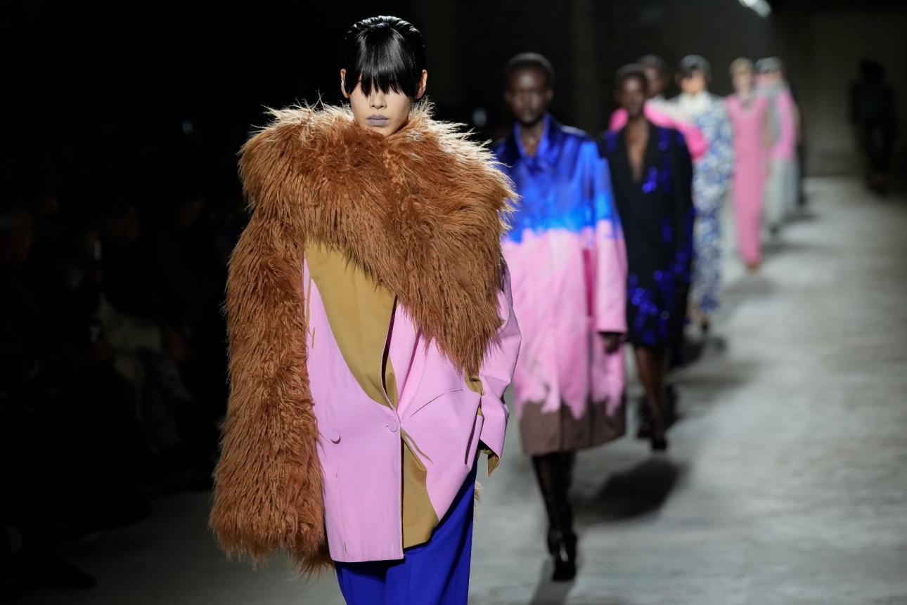 Dries Van Noten Fall/Winter 2024-2025 ready-to-wear collection AP Images