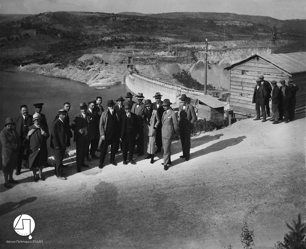 Τα εγκαίνια του Φράγματος του Μαραθώνα, 1929