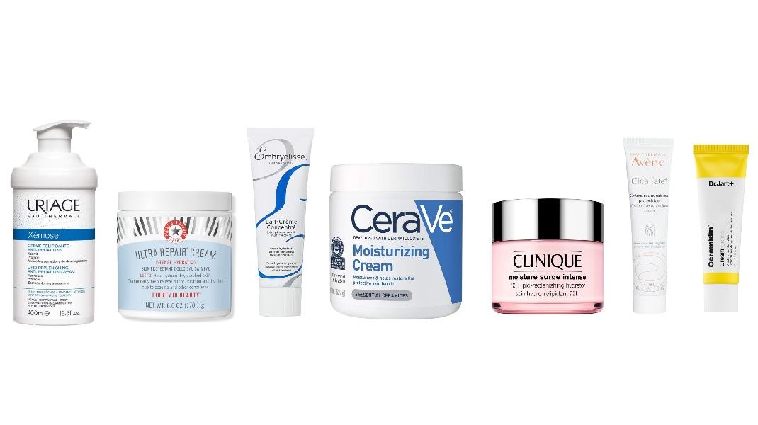 Uriage Xemose Lipid-Replenishing Anti-Irritation CreamFirst Aid Beauty Ultra Repair CreamEmbryolisse Lait Creme ConcentreCerave Moisturizing CreamClinique Moisture Surge Intense 72H Lipid-Replenishing HydratorAvene Cicalfate+ Restorative Protective CreamDr.Jart+ Ceramidin™ Cream