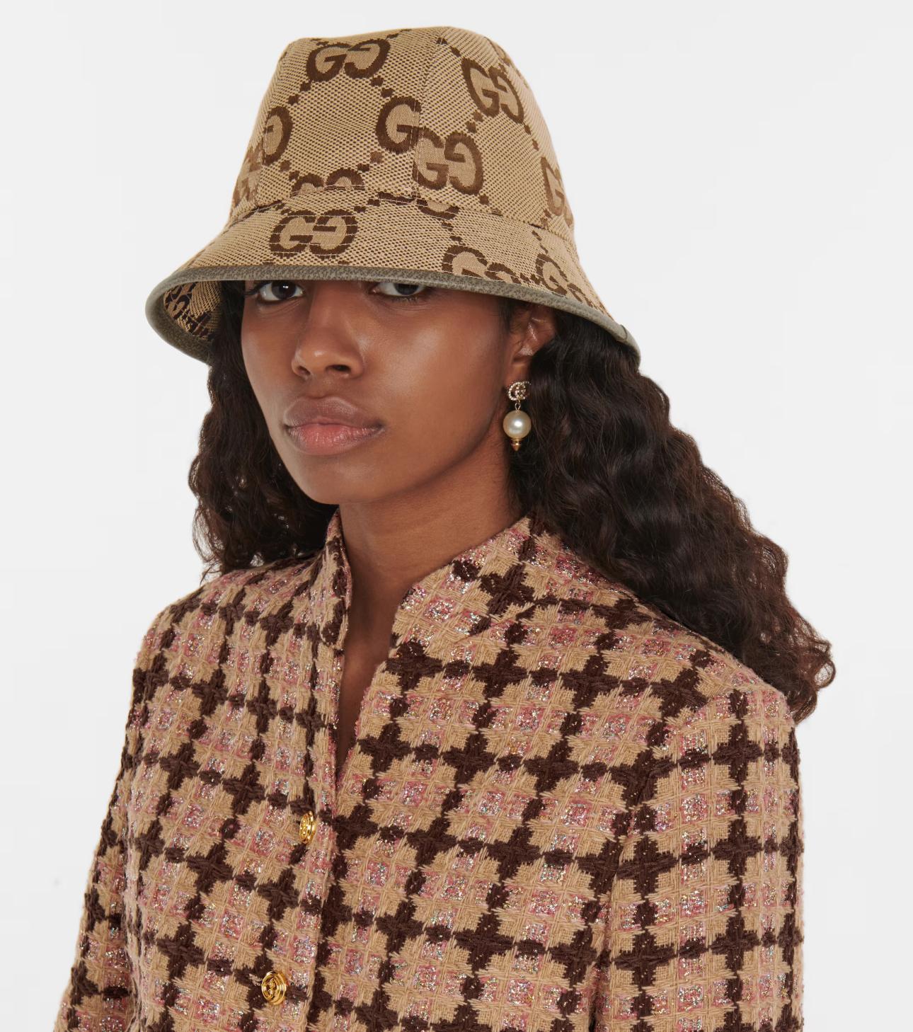 Bucket hat με λογότυπο Gucci