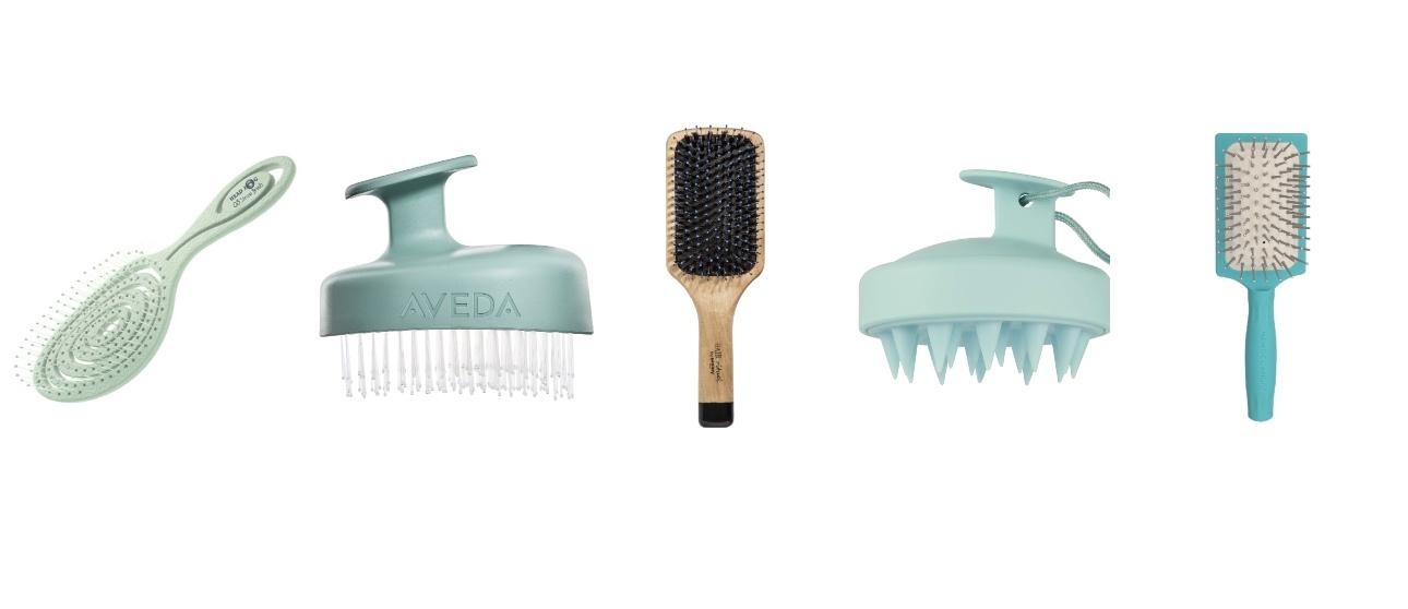 Head Jog, Head Jog 08 Straw Brush SageAveda, Scalp Solutions Stimulating Scalp MassagerHair Rituel by Sisley, The BrushSephora Collection, calp massager brush - Exfoliates and massagesMoroccanoil, Paddle Ceramic Ionic Brush