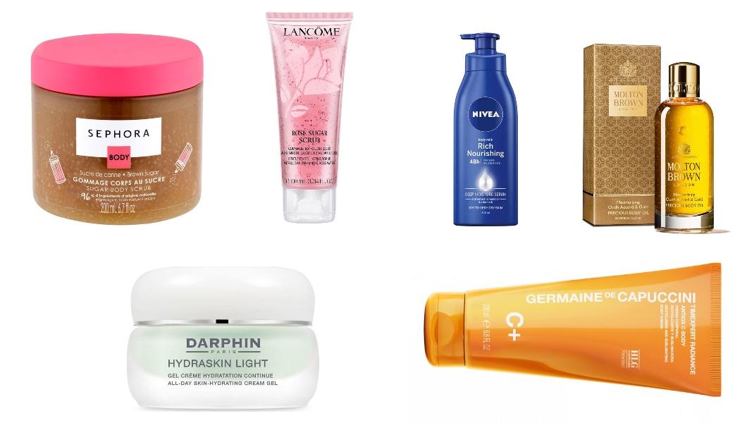 Sephora Body ScrubLancome Face ScrubNivea κρέμα σώματοςMolton Brown λάδι σώματοςDarphin Hydraskin Light﻿Germaine de Capuccini Timexpert Radiance C+ - διαθέσιμη στην Αλεξιάδου Αγγελική