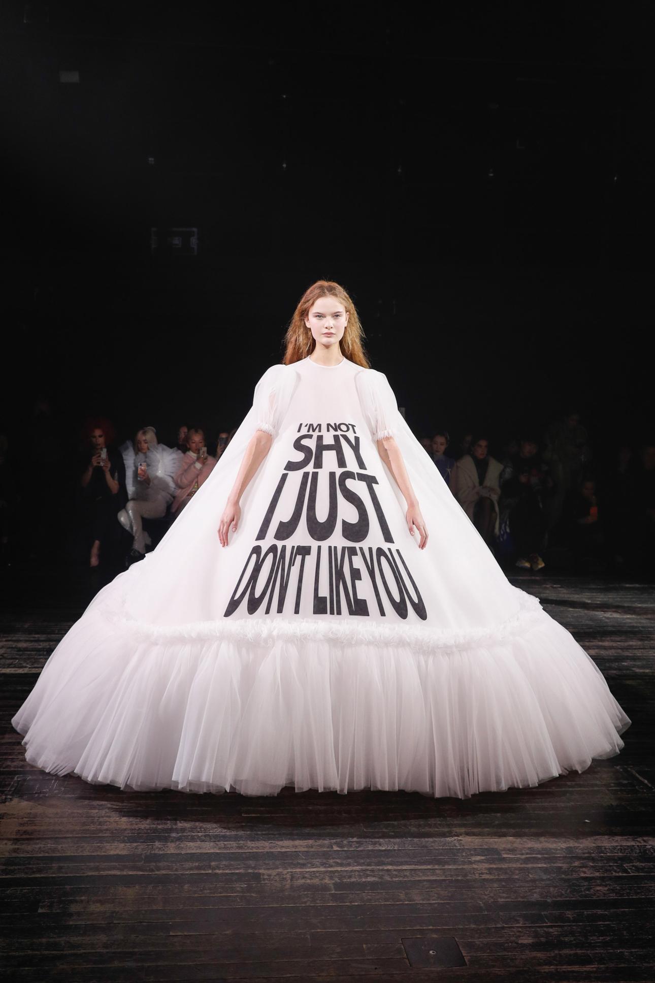 From the Fashion Statements collection, Haute Couture Spring/Summer 2019 by Viktor &amp; Rolf. Photo: Peter Stigter