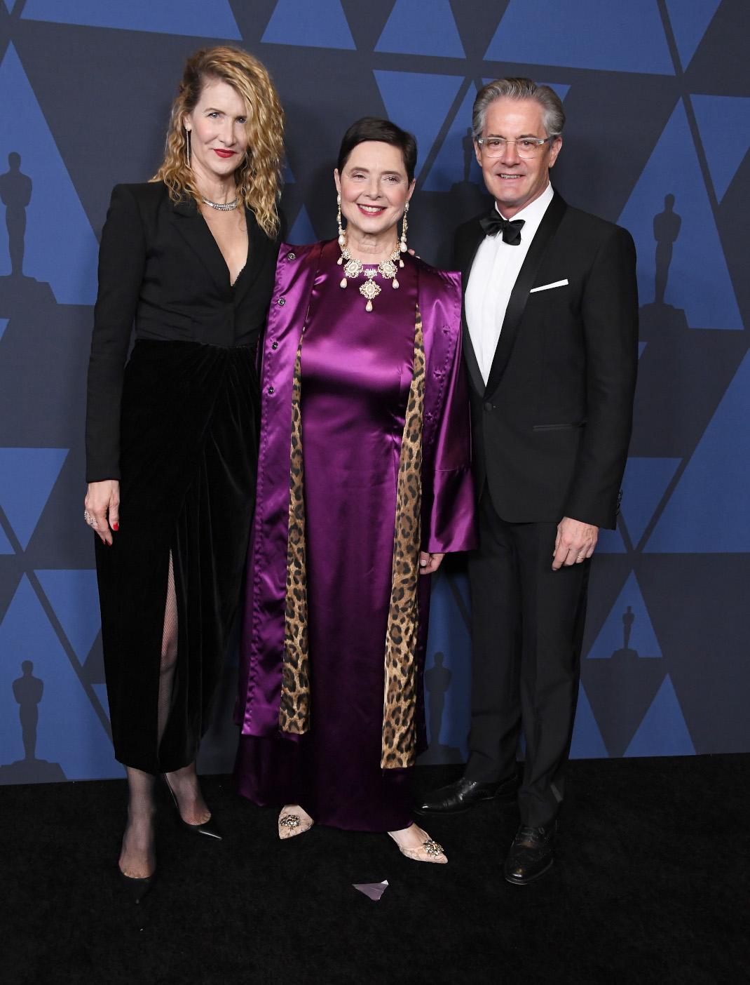 Isabella Rosselini, Laura Dern και Kyle Maclachlan στο κόκκινο χαλί