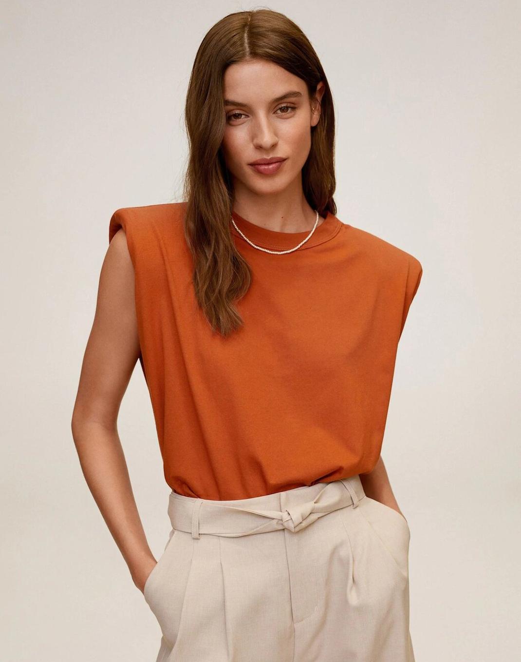 shoulder pad top