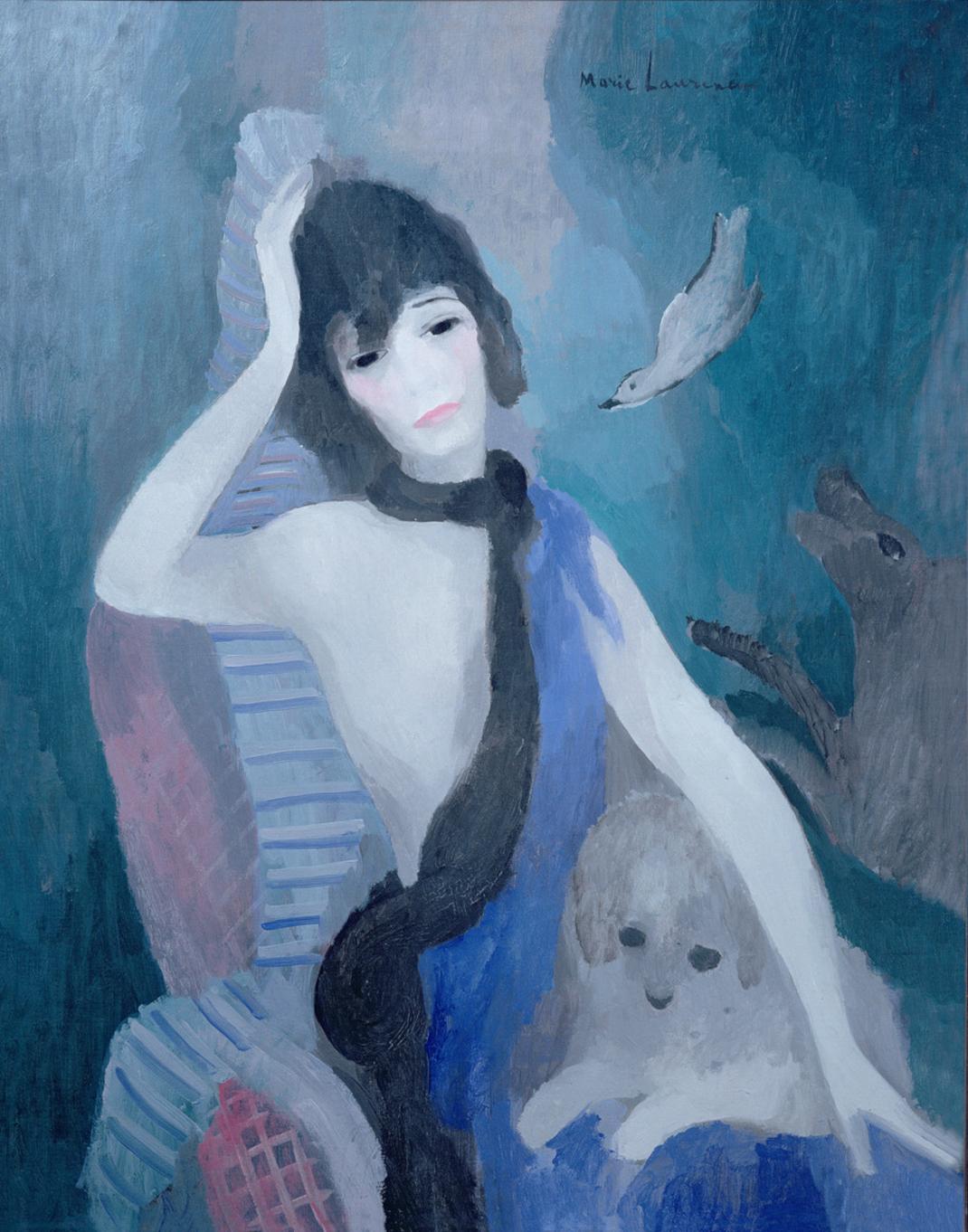  Marie Laurencin.  Portrait of Mademoiselle Chanel (Portrait de Mademoiselle Chanel), 1923. Musée de l’Orangerie, Paris. Museum purchase. Artwork © Fondation Foujita / Artists Rights Society (ARS), New York / ADAGP, Paris 2023. 