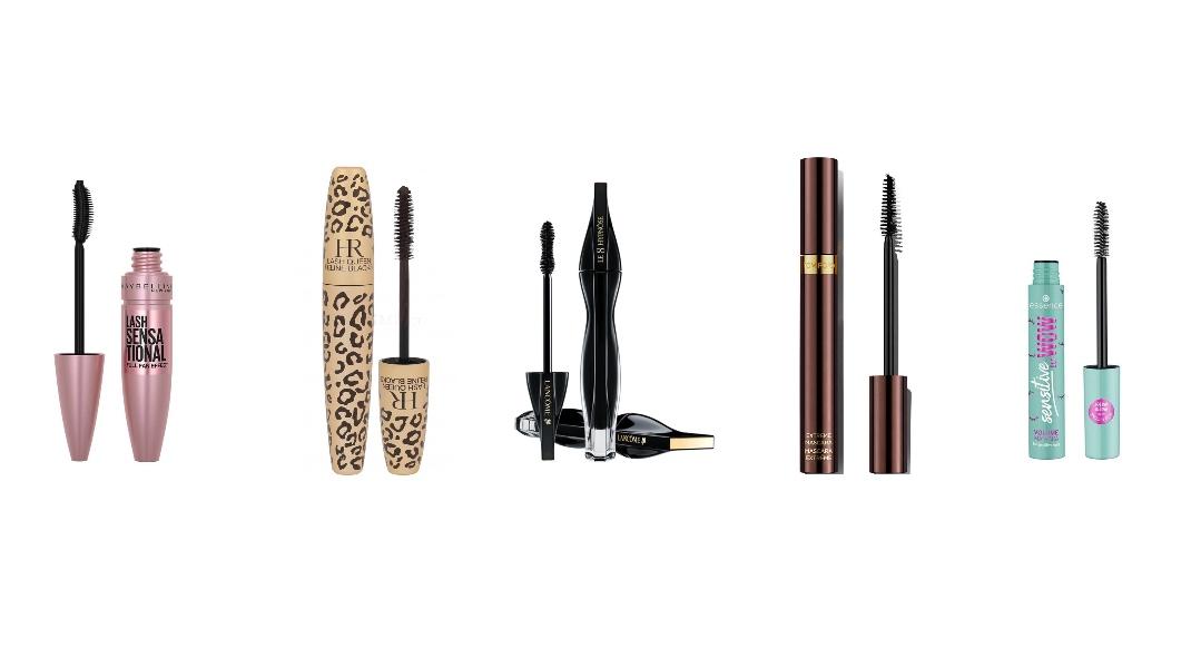 Maybelline Lash SensationalHelena Rubinstein Lancome Le8 Hypnose MascaraTOM FORD MascaraEssence Sensitive WOW Mascara