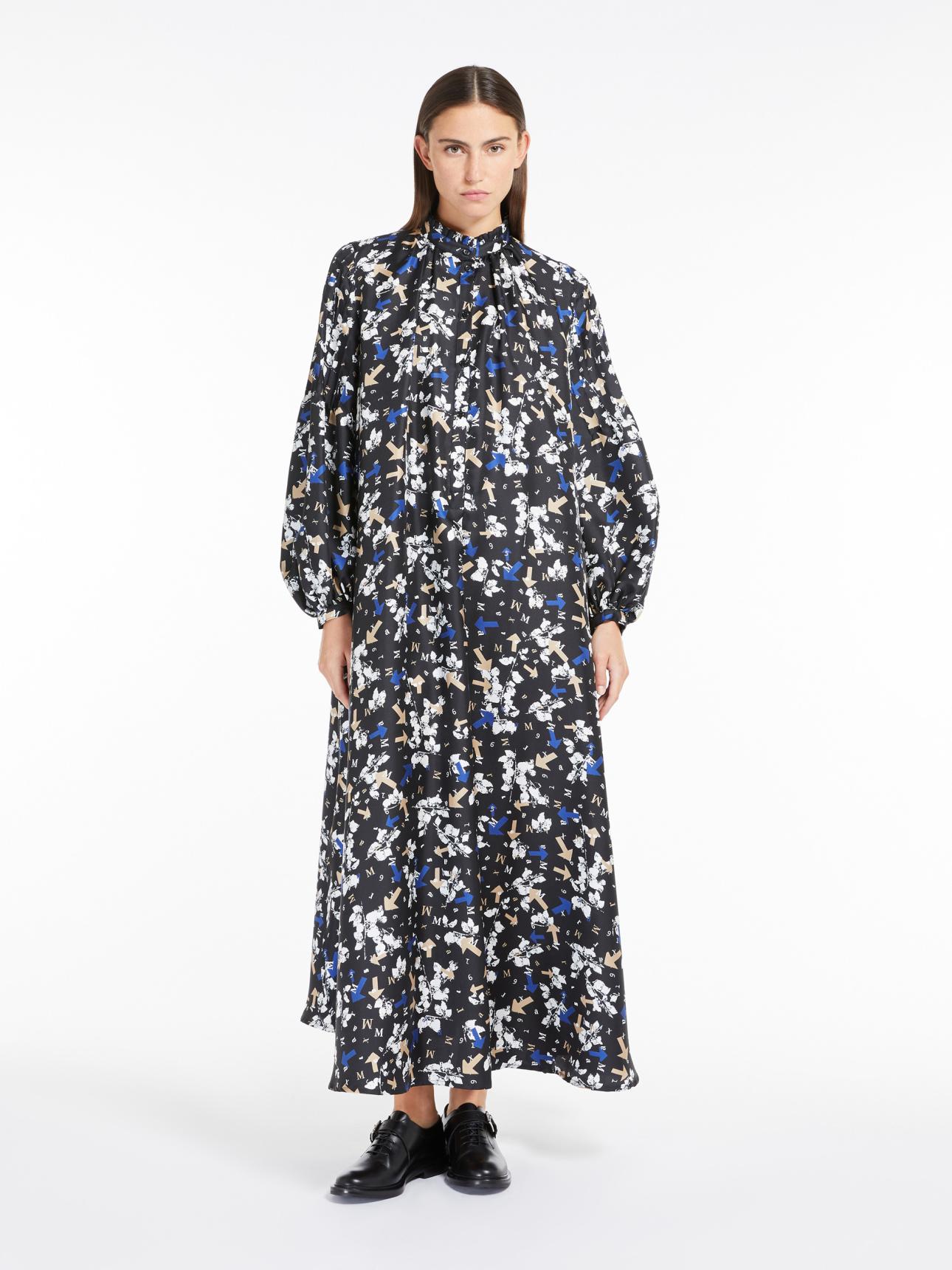 Μεταξωτό φόρεμα με ζωηρό print Max Mara