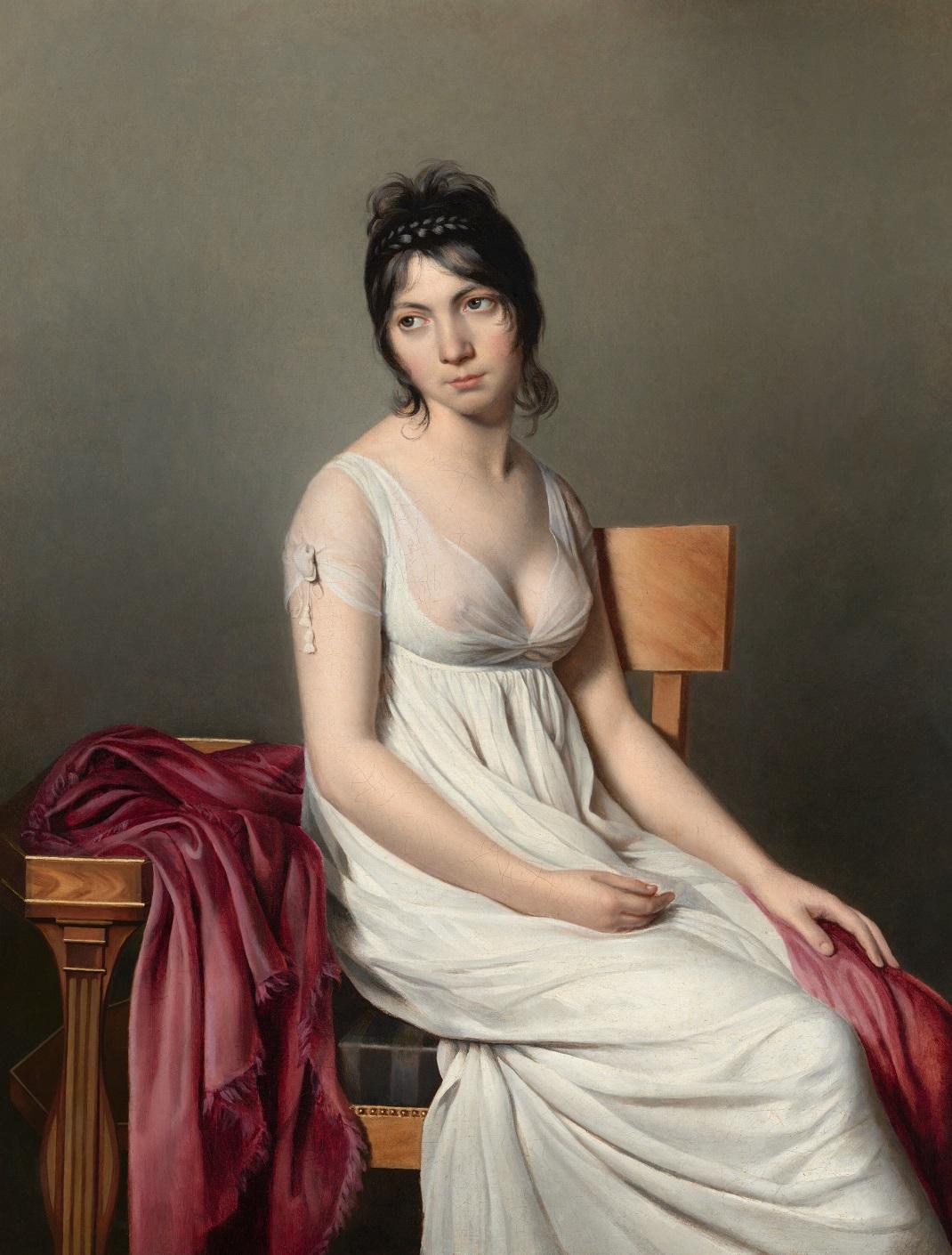 Portrait of a young woman in white/ Φωτογραφία: www.nga.gov