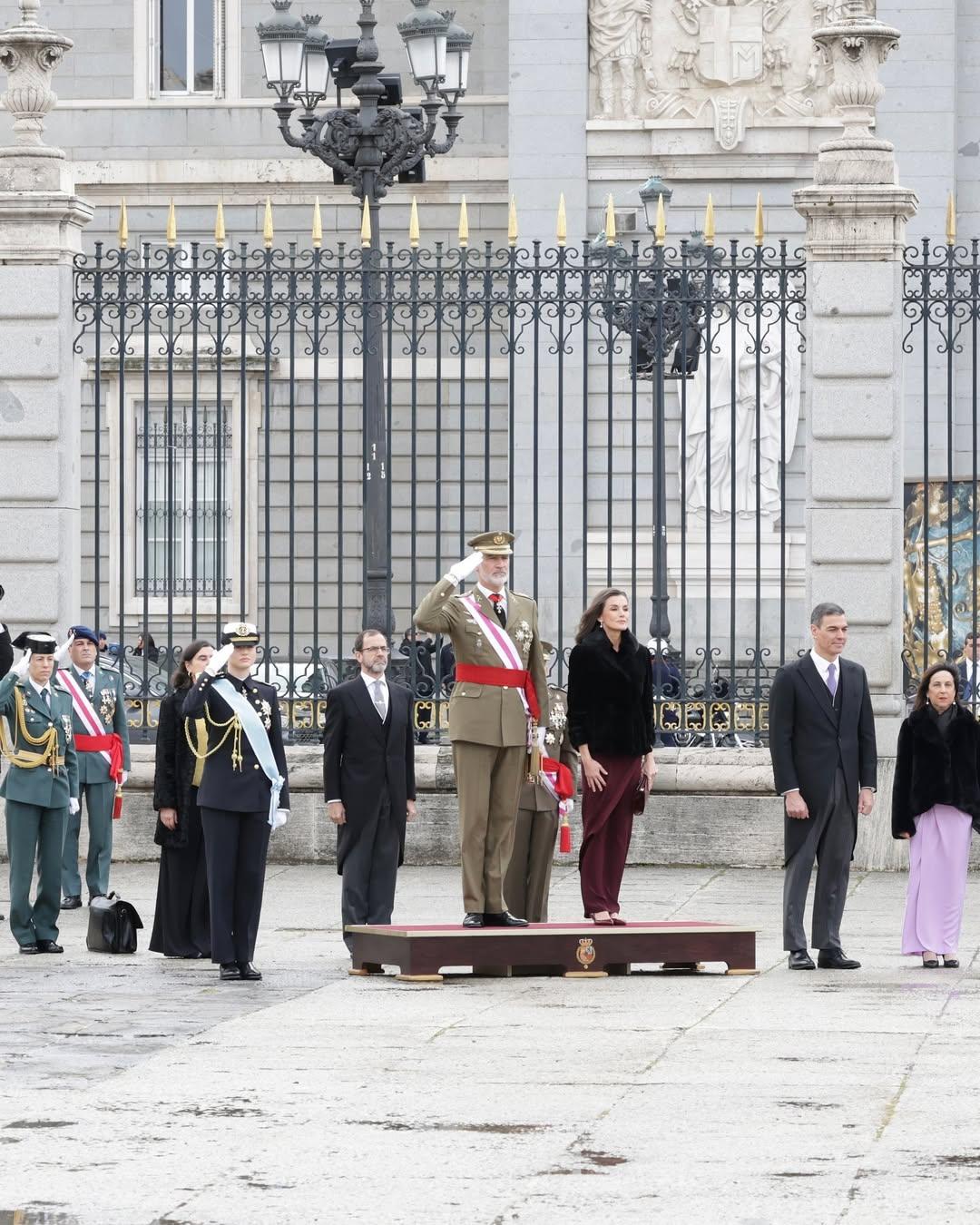 Η εμφάνιση της βασίλισσας Λετίθια/ @casareal.es