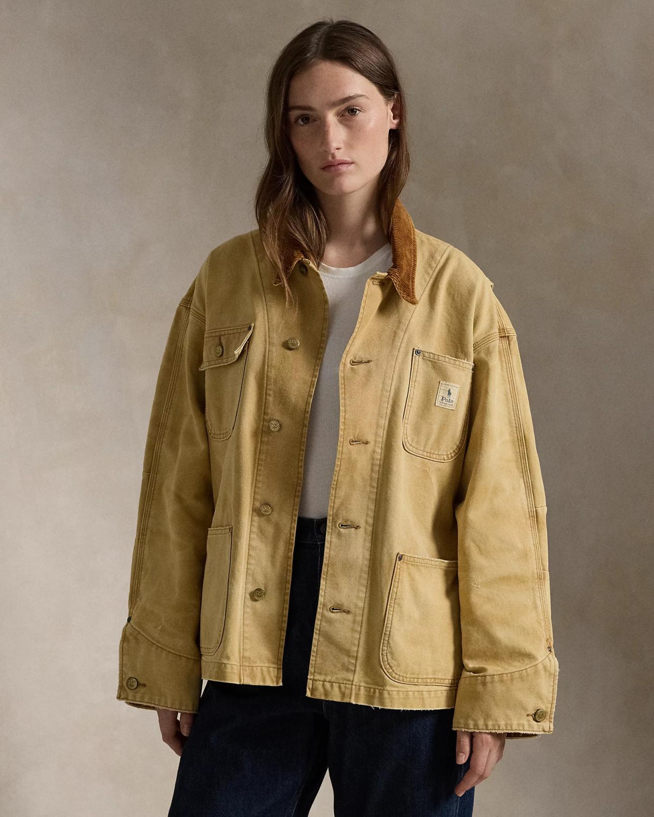 Canvas jacket στην απόχρωση της κανέλας Polo Ralph Lauren