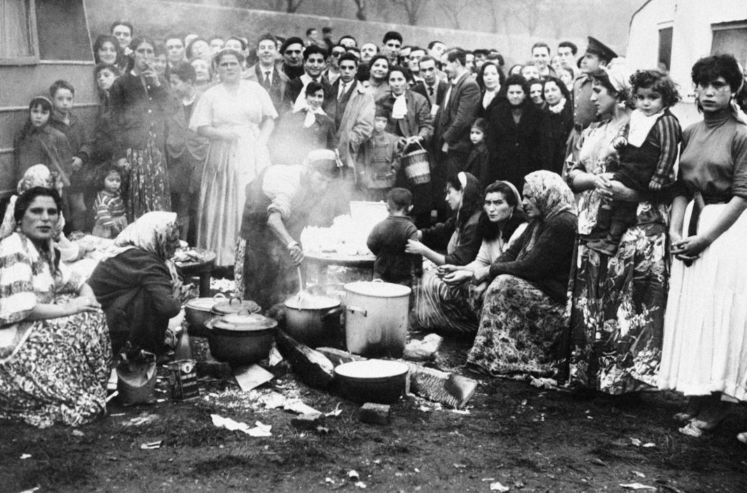 Ρομά στο Μπιλμπάο της Ισπανίας/Φωτογραφία: AP Images