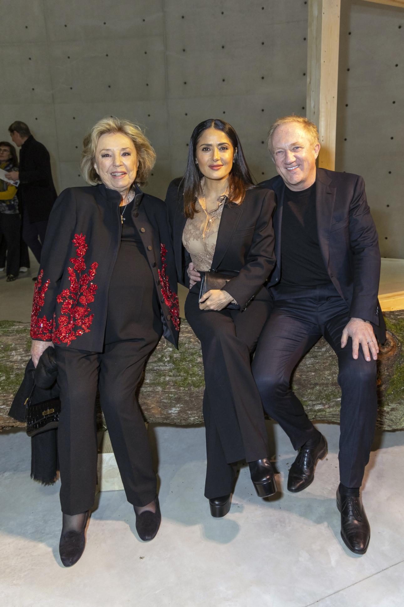  Maryvonne Pinault, Salma Hayek και Francois-Henri Pinault /Φωτογραφία: Getty Images