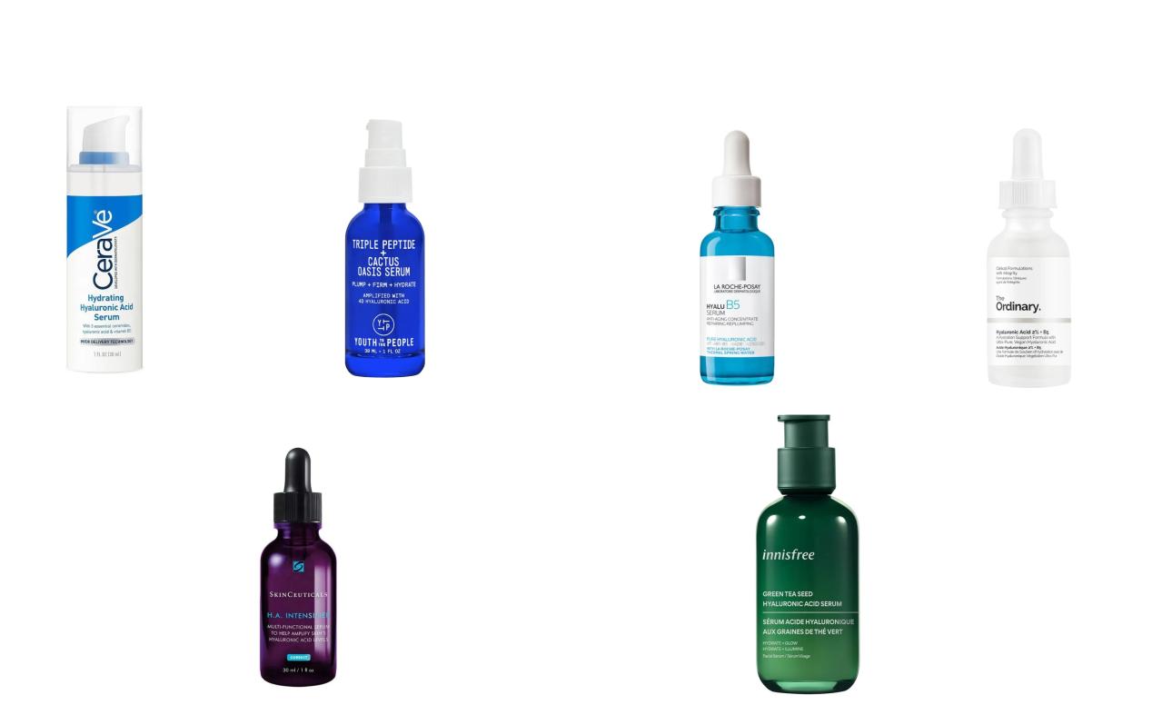 &nbsp;CeraVe Hydrating Hyaluronic SerumYouth to the People Triple Peptide + Cactus Oasis SerumLa Roche-Posay Hyalu B5 Pure Hyaluronic Acid SerumThe Ordinary Hyaluronic Acid 2% + B5SkinCeuticals Hyaluronic Acid IntensifierInnisfree Intensive Hydrating Serum