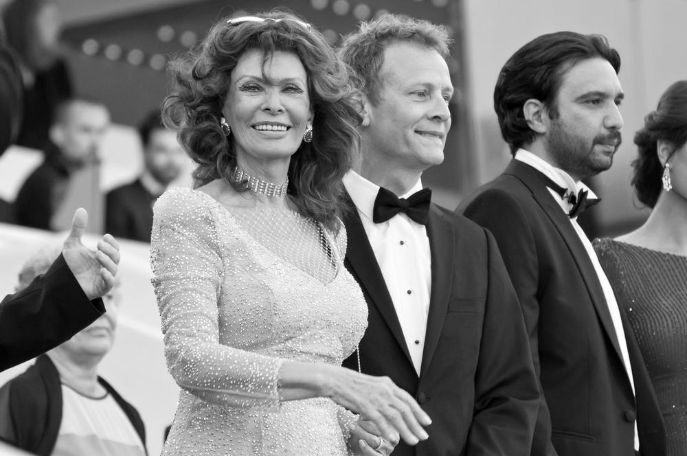 Shitterstock/ CANNES, FRANCE - MAY 20, 2014: Actress Sophia Loren at the 67th Annual Cannes Film Festival on May 20, 2014 in Cannes, France.