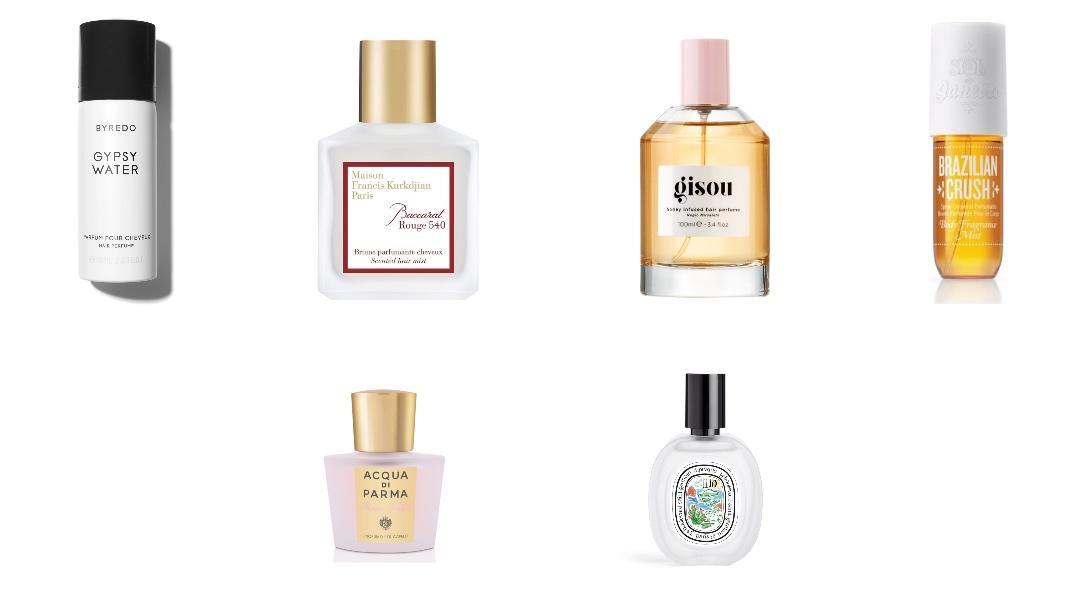 Byredo Hair PerfumeMaison Francis Kurkdjian Paris Baccarat Rouge 540 Scented Hair MistGisou Honey Infused Hair PerfumeSol de Janeiro Cheirosa Hair &amp; Body Fragrance MistAcqua di Parma Rosa Nobile Hair MistDiptyque Ilio Hair Mist