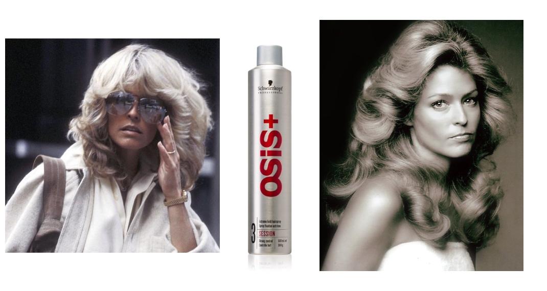 Photo: instagram @farrahfawcettfnSchwarzkopf Professional&nbsp;Osis+ Session Finish&nbsp;λακ μαλλιών πολύ δυνατό κράτημα