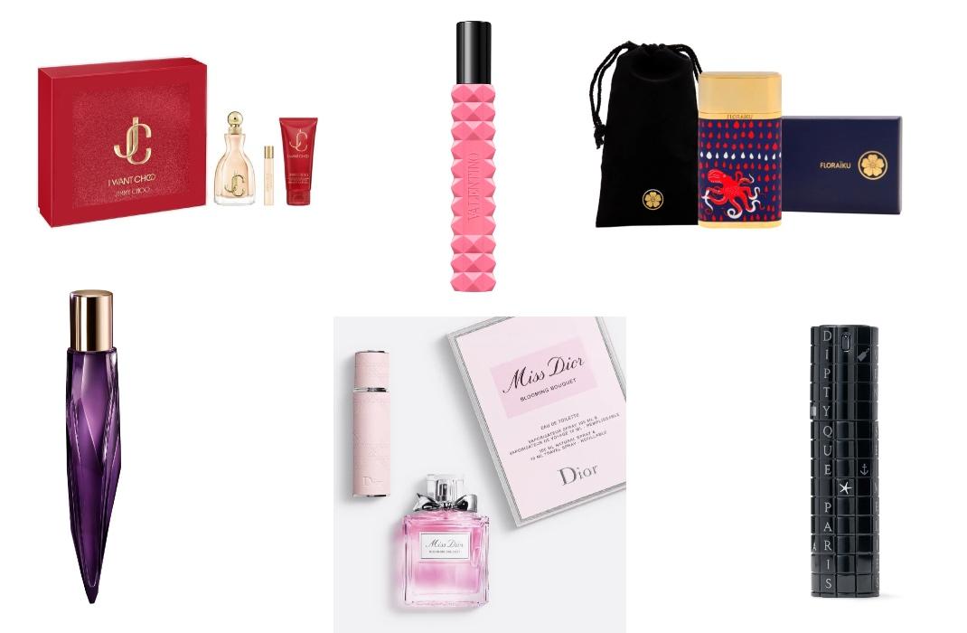 Jimmy Choo I Want Choo Eau de Parfum 60ml, Eau De Parfum Travel Size 7.5ml &amp; Body Lotion 100mlValentino, Donna Born In Roma Eau de Parfum Travel SprayFloraïku, Shadow Travel Spray Mugler, Alien Refillable Travel Spray Mini Eau To GoMiss Dior Blooming Bouquet eau de toiletteDiptyque, Philosykos Travel Size