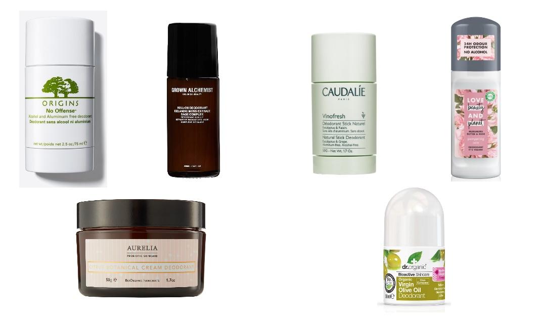 Origins, No OffenseGrown Alchemist DeodorantCaudalie VinofreshLove Beauty &amp; Planet&nbsp;PamperingAurelia, Citrus Botanical Cream DeodorantDr.Organic, Virgin Oil DeodorantΗ σειρά με την οποία έχουν μπει τα προϊόντα είναι τυχαία.