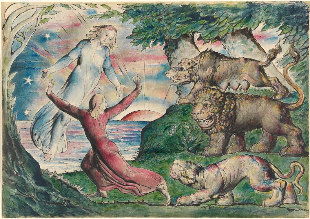 Τα τρία θηρία της Θείας Κωμωδίας /William Blake (1824–7)/ Tate