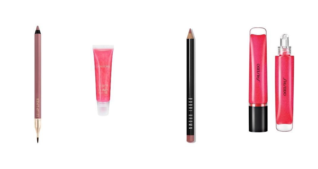 Lancôme Le Crayon, Lancôme Juicy Tubes Bobbi Brown Lip Pencil, Shiseido&nbsp;Shimmer GelGloss