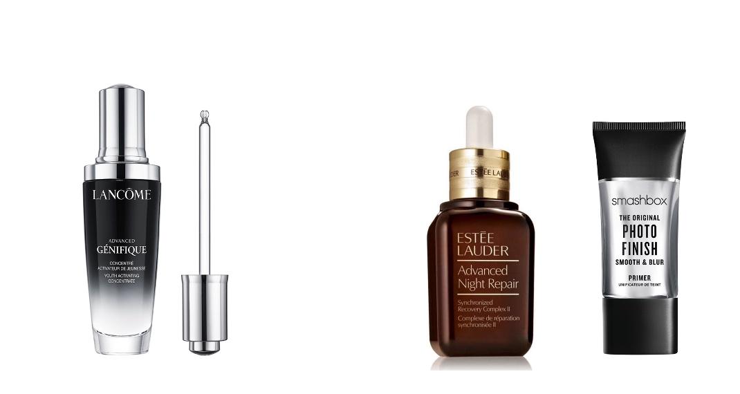 Lancôme Advanced Génifique Anti-Aging Face SerumEstee Lauder Advanced Night Repair, Smashbox Photo Finish