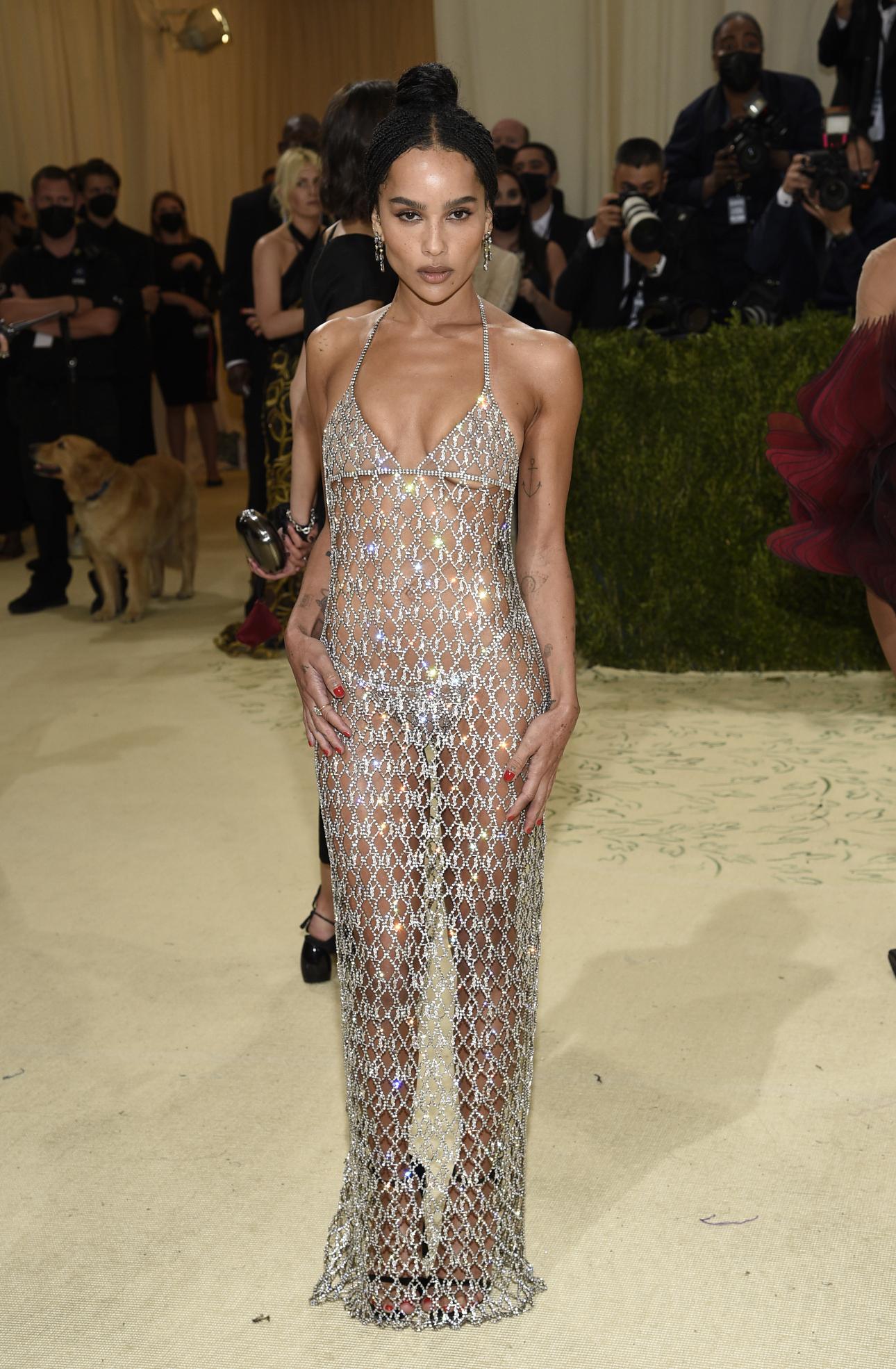 Η Zoe Kravitz στο MET Gala του 2021/Φωτογραφία: ΑP Images