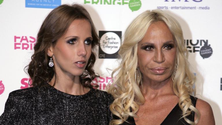 H Donatella Versace με την κόρη της Allegra Versace Beck