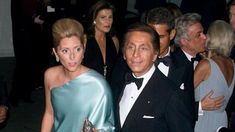 Η Μαρί Σαντάλ και ο Valentino στο MET Gala του 2001