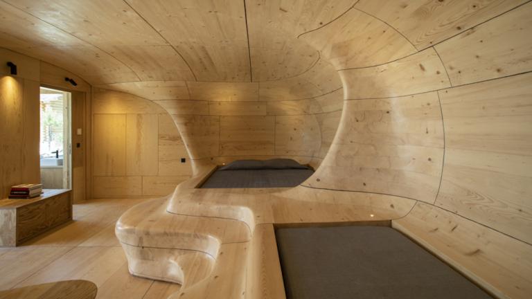 Wooden Cave Tenon Architecture