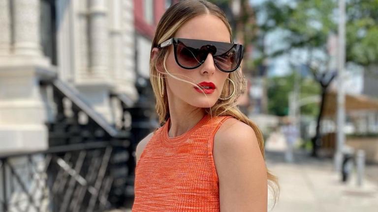 Κόκκινα χείλη της Olivia Palermo