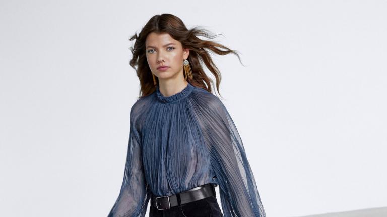 massimo dutti παντελόνι wide leg