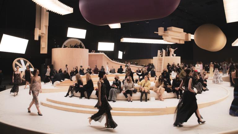 μοντέλα στο show της Chanel