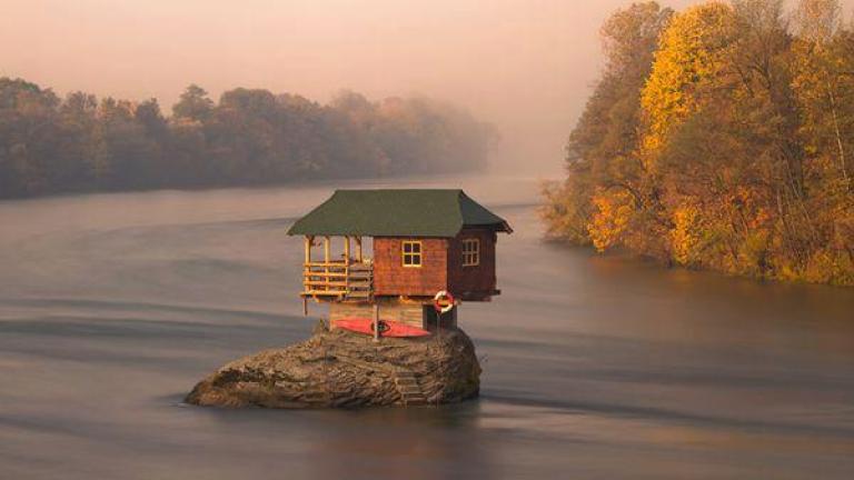 Drina River House στη Σερβία/Φωτογραφία: Facebook