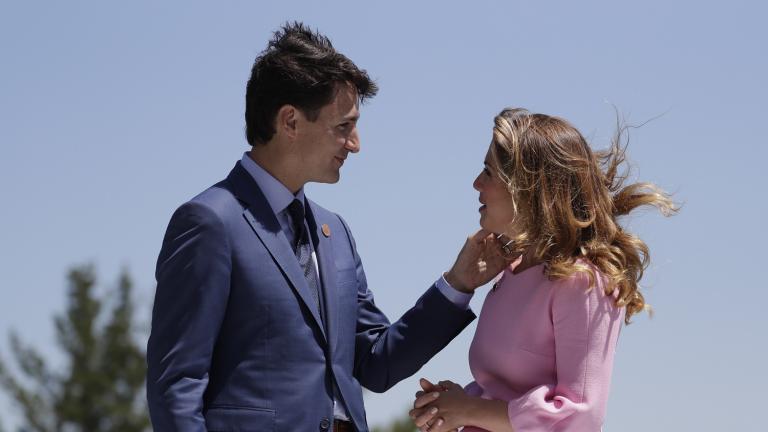 Justin Trudeau and Sophie Gregoire Trudeau