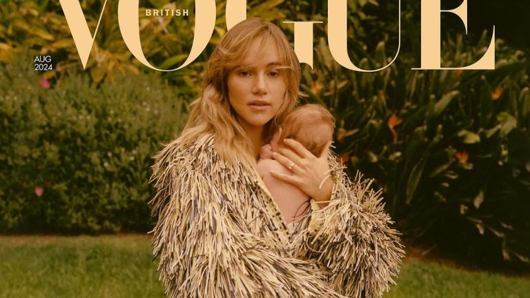 H Suki Waterhouse ποζάρει στη βρετανική Vogue